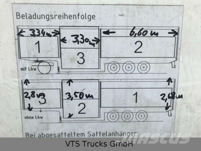 Schröder ST11/24 P4-13,5 Mega Getränkeauflieger Semi-remorca agabaritica