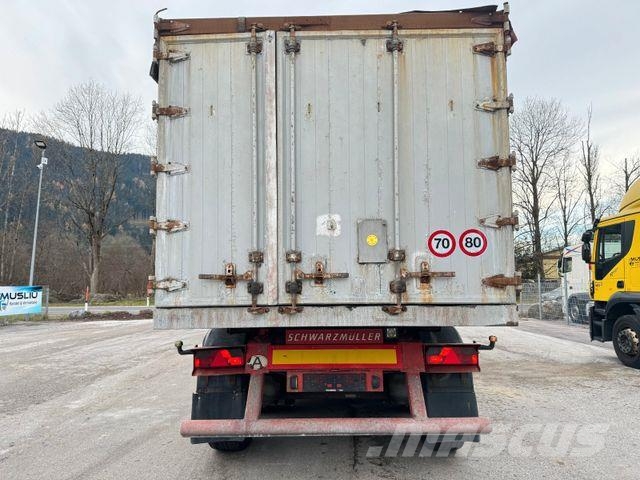 Schwarzmüller 3 Achs 55m³ Alu Kipper Plane 6450Kg Kiper poluprikolice