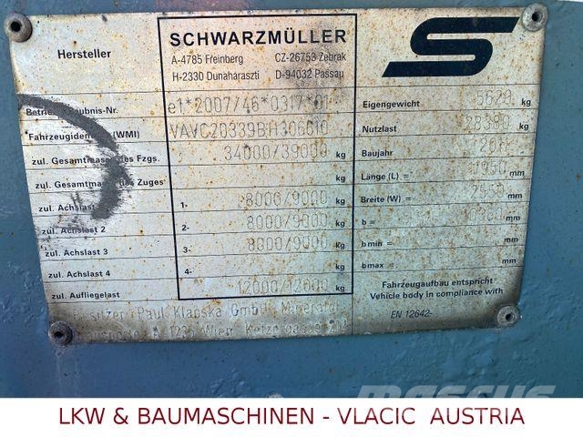 Schwarzmüller Benzin/Diesel 43000L 5 kammer Tankauflieger