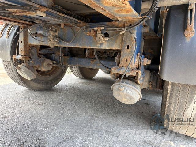 Schwarzmüller HANGLER 3 SAZEL 24-4, 4m ausziehbar Lenkachse نصف مقطورات مسطحة / مفصلية الجوانب