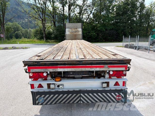 Schwarzmüller HANGLER 3 SAZEL 24-4, 4m ausziehbar Lenkachse نصف مقطورات مسطحة / مفصلية الجوانب