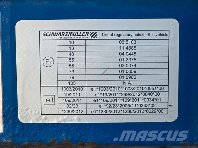 Schwarzmüller J-SERIE * 2X LIFT * MITNAHMESTAPLER * SAF Plato/keson polprikolice