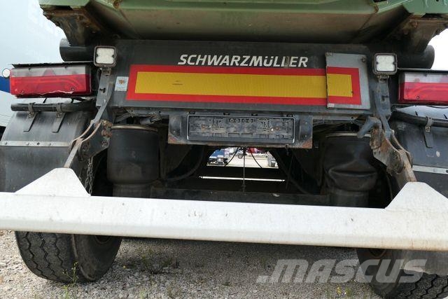 Schwarzmüller K-Serie, Stahl, 26m³, Luft-Lift, SAF, Rollplane Naczepy wywrotki / wanny