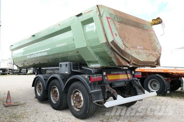 Schwarzmüller K-Serie, Stahl, 26m³, Luft-Lift, SAF, Rollplane Naczepy wywrotki / wanny