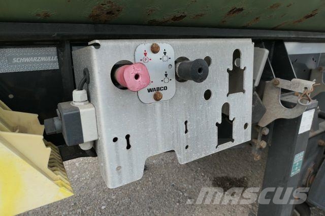 Schwarzmüller K-Serie, Stahl, 26m³, Luft-Lift, SAF, Rollplane Naczepy wywrotki / wanny
