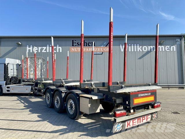 Schwarzmüller Langholzauflieger | BPW*Luft-Lift*EBS*ALU-Felgen Semirremolque de transporte de madera