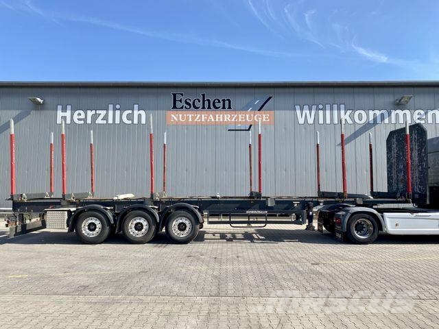 Schwarzmüller Langholzauflieger | BPW*Luft-Lift*EBS*ALU-Felgen Semirremolque de transporte de madera