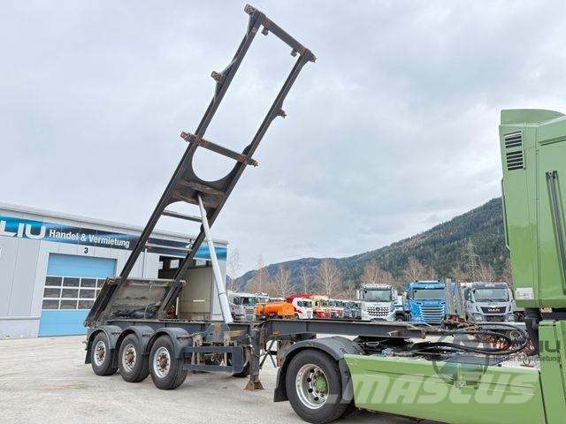 Schwarzmüller R-Serie Liftachse Containerchassis Kipperchassis Containeranhänger