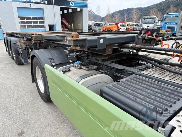Schwarzmüller R-Serie Liftachse Containerchassis Kipperchassis Containeranhänger