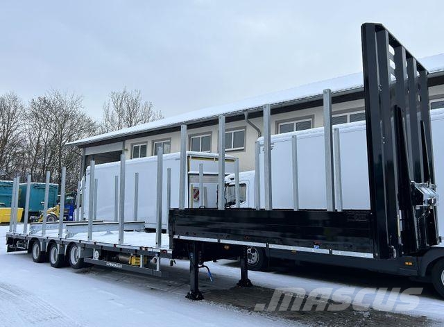 Schwarzmüller RH240 Jumbo Plateau Tieflader ausziehbar Semirremolques de carga baja