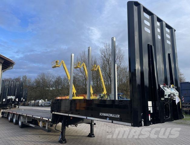 Schwarzmüller RH240 Jumbo Plateau Tieflader ausziehbar Semirremolques de carga baja