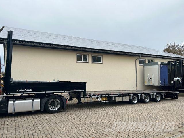 Schwarzmüller RH240 Jumbo Plateau Tieflader ausziehbar Semirremolques de carga baja