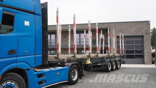 Schwarzmüller S1 Auflieger Holztransporter SAF-Achsen Lift Poluprikolice za stabla