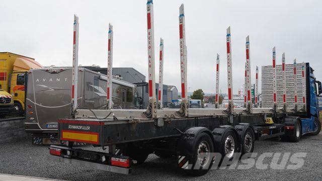 Schwarzmüller S1 Auflieger Holztransporter SAF-Achsen Lift Poluprikolice za stabla