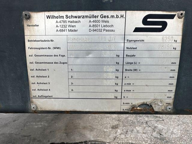 Schwarzmüller SPA3/E LIFT ACHSE EDSCHA Брезентови полуремаркета
