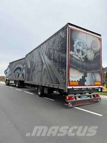 Schwarzmüller T SERIE 99 TANDEM ANHÄNGER 23500 KILOMETER Reboques com cortinas laterais