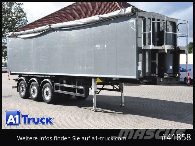 Schwarzmüller Vollalu, Lift Kombitür, 54m³ Palettenbreite, Benne semi remorque