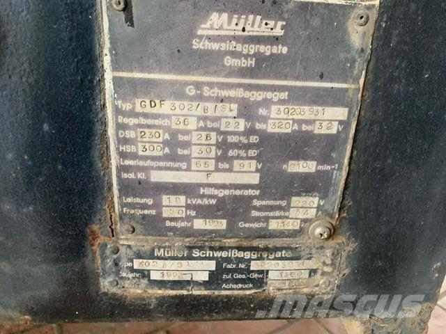  Schweißaggregat MÜLLER GDF 302/b/SL Muut koneet