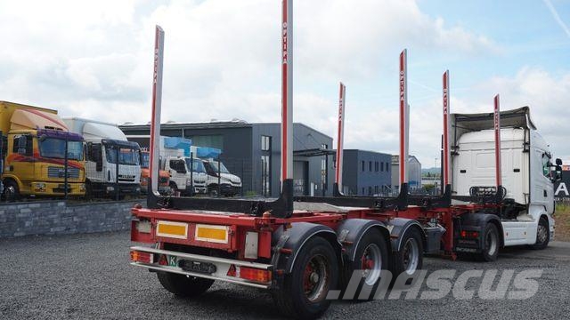 SDC Trailers Holztransporter Holzanhänger Holztransportauflieger