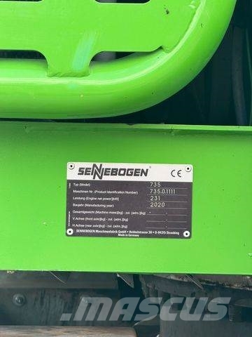 Sennebogen 735E Holzmaschine **BJ2020 *18900H/Klima/Greifer Excavadoras de ruedas