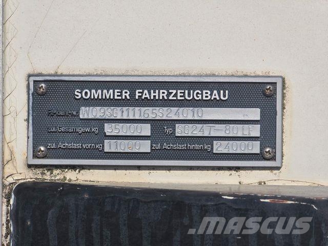 Sommer SG24T * ROLLENBETT * MEGA * BPW * Polprikolice zabojniki