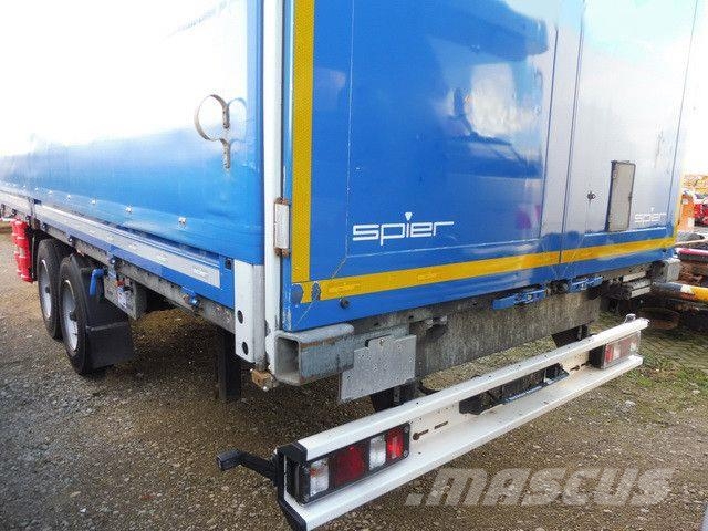 Spier ZGL 255, Tandem, Durchlader, Schiebeplane, BPW Pressukapelliperävaunut