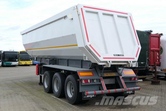 Stahl, Hardox, 42m³, Zwillingsreifen, gr. Achsen Kiper poluprikolice