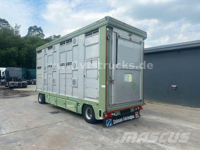 Stehmann AZV-18 3.Stock Viehanhänger,Hubdach Animal transport trailers