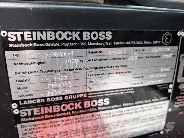Steinbock SH 40 mit StVZO Diesel 4 T Hubk. ORG 2156 StdTop شاحنات الديزل