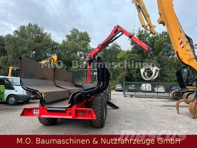 Stepa TA 16 holzanhänger mit Palfinger Kran مقطورات أشجار