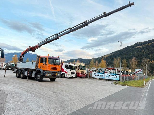 Steyr 33S46 6X4BB Retarder Kipper Kran PK 29002-6 Seil Kipper