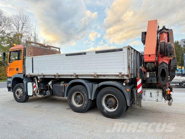Steyr 33S46 6X4BB Retarder Kipper Kran PK 29002-6 Seil Kipper