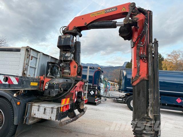Steyr 33S46 6X4BB Retarder Kipper Kran PK 29002-6 Seil Kipper