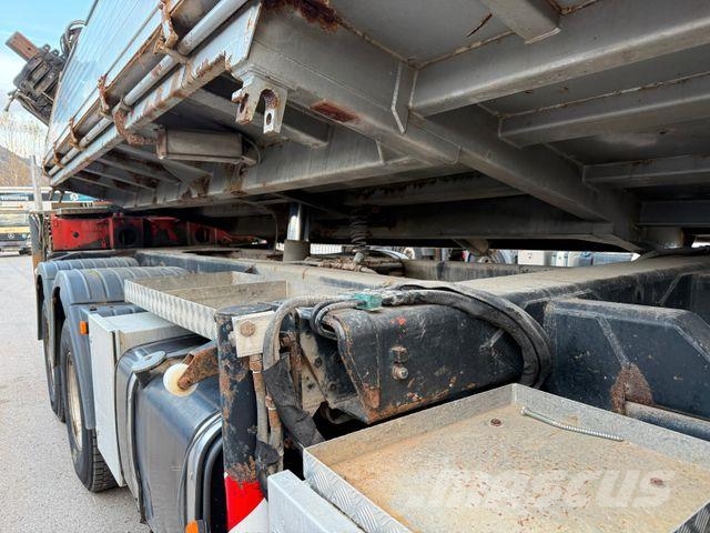 Steyr 33S46 6X4BB Retarder Kipper Kran PK 29002-6 Seil Kipper