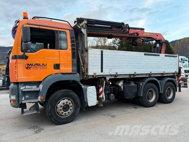 Steyr 33S46 6X4BB Retarder Kipper Kran PK 29002-6 Seil Kipper
