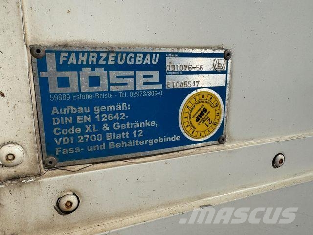  SYSTEM TRAILER * GETRÄNKE * LBW 1,5 TON DAUTEL * Druge polprikolice