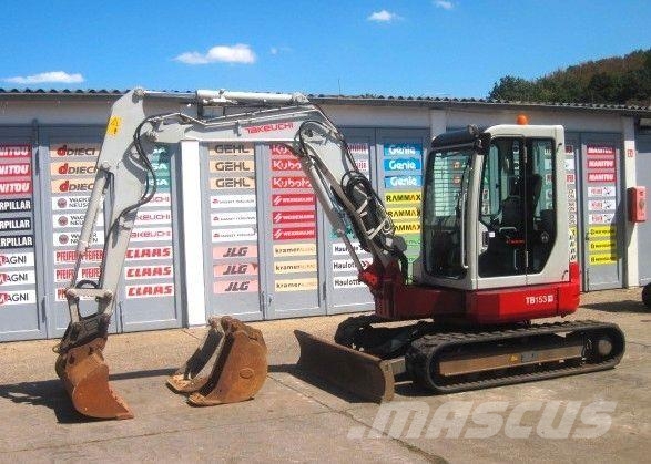 Takeuchi TB 153 FR * 3x Löffel * Mini excavadoras < 7t