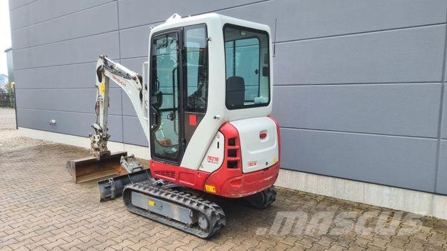 Takeuchi TB 216 - Powertilt HS01 - 2 Löffel - Mini excavators < 7t (Mini diggers)