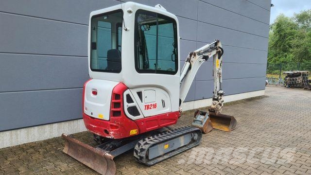 Takeuchi TB 216 - Powertilt HS01 - 2 Löffel - Mini excavators < 7t (Mini diggers)