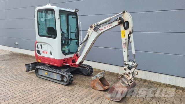 Takeuchi TB 216 - Powertilt HS01 - 2 Löffel - Mini excavators < 7t (Mini diggers)