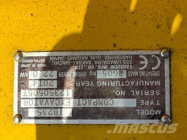 Takeuchi TB 235 Minigraafmachines < 7t