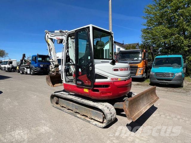 Takeuchi TB 260 Minibagger Powertilt+Löffel nur 1957h 小型挖掘机