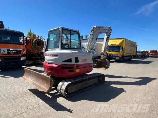 Takeuchi TB 260 Minibagger Powertilt+Löffel nur 1957h 小型挖掘机