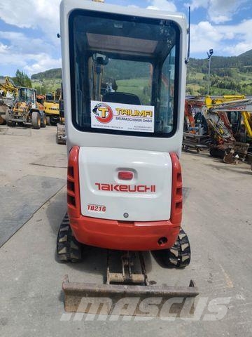 Takeuchi TB216 小型挖土機/掘鑿機<7t(小型挖掘機)