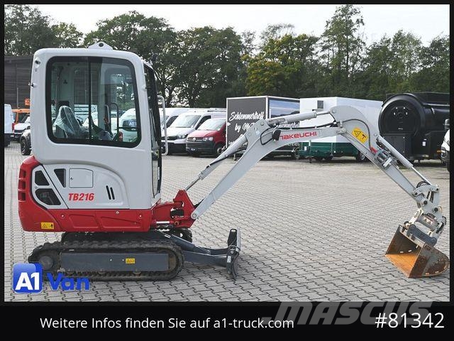 Takeuchi TB216 V2 Minibagger, Schnellwechsler Miniescavatori