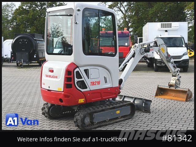 Takeuchi TB216 V2 Minibagger, Schnellwechsler Miniescavatori