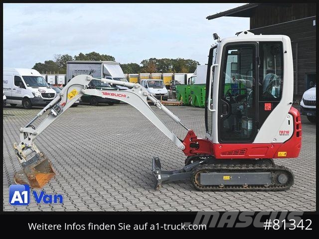 Takeuchi TB216 V2 Minibagger, Schnellwechsler Miniescavatori