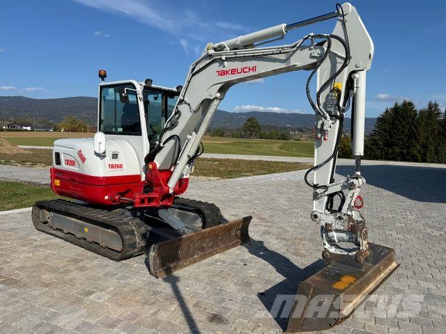 Takeuchi TB260 mit Powertilt حفارات صغيرة أقل من 7 طن (حفارات صغيرة)