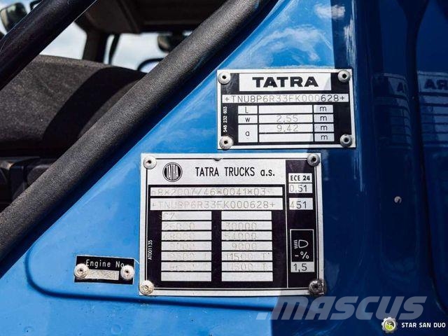 Tatra T158 PHOENIX 6x6 Euro 6 Treileri ar āķi