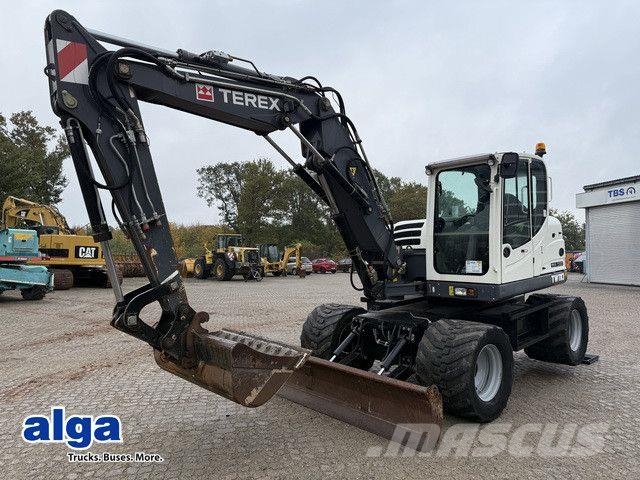 Terex TW 110, Schild, Pratzen, S.W.S, Knickausleger Excavadoras de ruedas